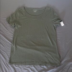 Talbots Forest Green Short Sleeve Tee